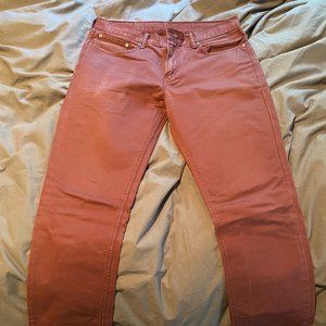 Levi's burgundy pants 33x32